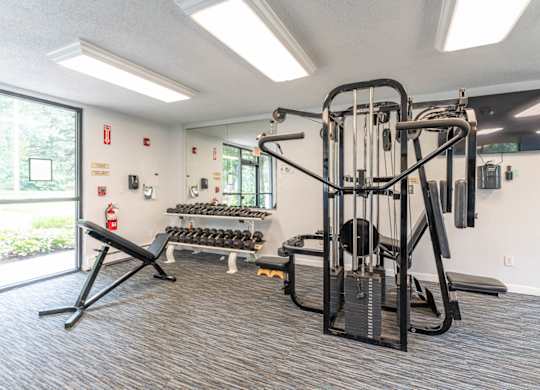 the preserve at ballantyne commons fitness room