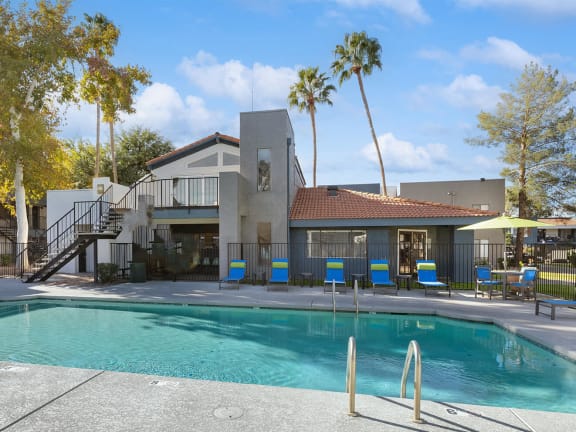 Resort style pool at Chandler Ridge
