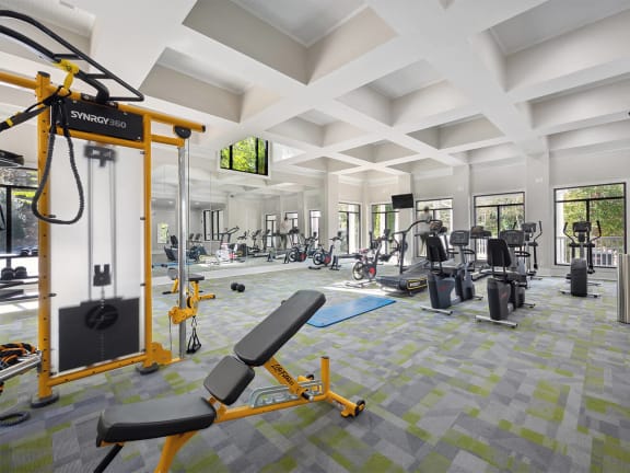 Fitness center at Edgewater at Sandy Springs