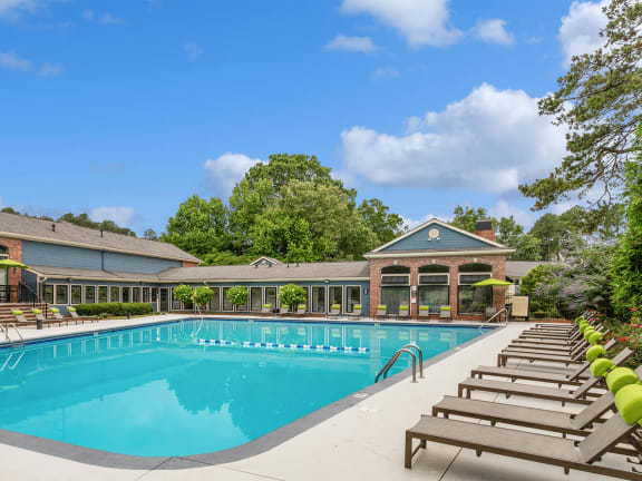 Resort-style pool and sundeck