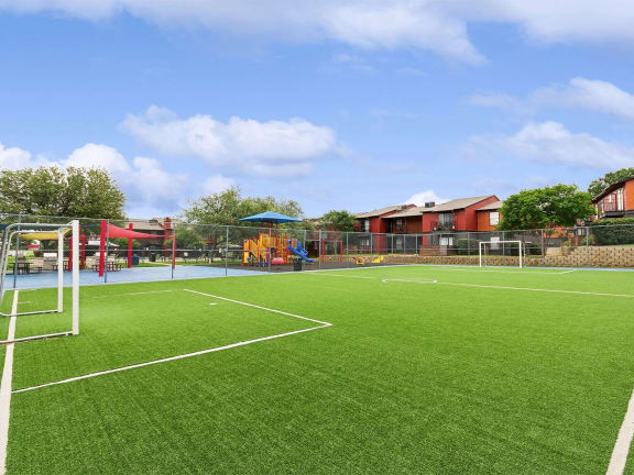 Community soccer field