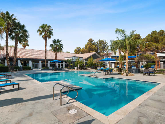 Resort-style pool and sundeck