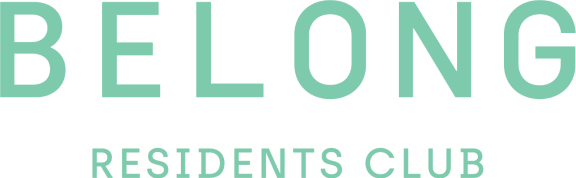 the logo for the belconnen residents club