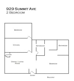 929 Summit - Carriage House and Basment - Floor Plan