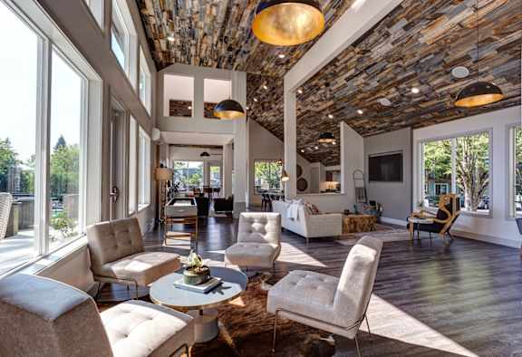 Dining at Commons at Redwood Creek Apartments, Beaverton, Oregon