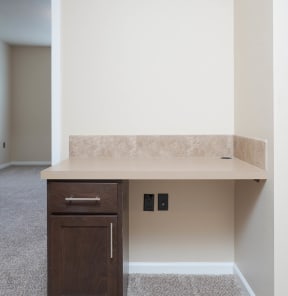Countertop at Quadrangle 2 Apartments, Spokane, 99208