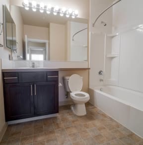 Luxurious Bathroom at Quadrangle 2 Apartments, Washington