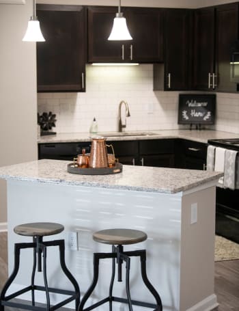 Kitchen at Legends at Chatham Apartments, Savannah