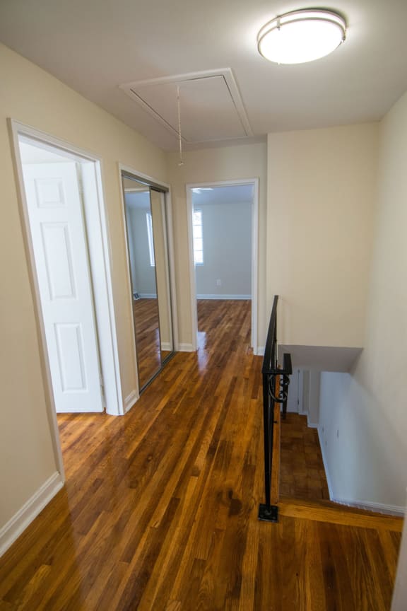 Brookville Two Bedroom Townhome Hallway 1