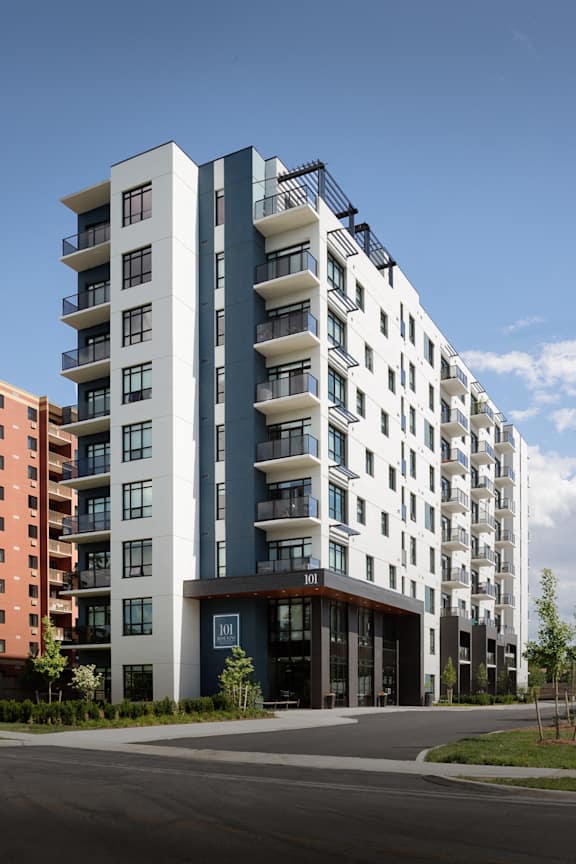 a rendering of the 101 condominiums