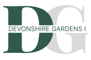 the logo for devonshire gardens i