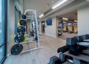 Thumbnail 17 of 24 - Fitness Room Gym equipment at Seleno at Bridge Street, Huntsville, Alabama