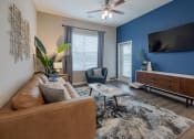 Thumbnail 13 of 24 - Living Room at Seleno at Bridge Street, Huntsville, Alabama