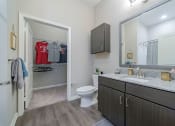 Thumbnail 18 of 24 - Model Bathroom with vanity at Seleno at Bridge Street, Huntsville, Alabama