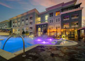 Thumbnail 2 of 24 - Pool at Night at Seleno at Bridge Street, Huntsville, Alabama