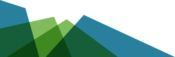 A graphic image of a mountain range with different shades of blue and green. at Dock 79, Washington