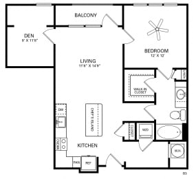 Wilson Floor Plan at Berkshire Chapel Hill, North Carolina, 27514