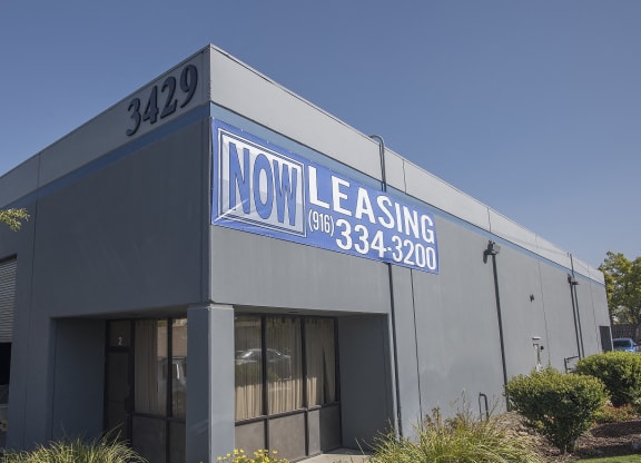 North McClellan Business Park Now Leasing Banner