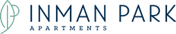 The image is a logo for Inman Park Apartments.