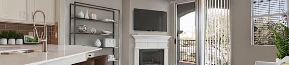 Living Room | The Catherine Townhomes in Scottsdale