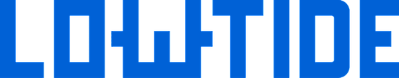 A blue background with green and blue vertical bars of different sizes.