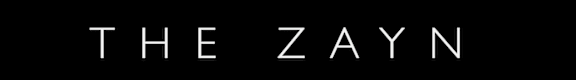 The image displays the text "THE ZAYN" in white letters on a black background.
