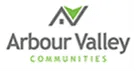 The image is a logo of Arbour Valley Communities at Arbours at Covington Apartments, Covington