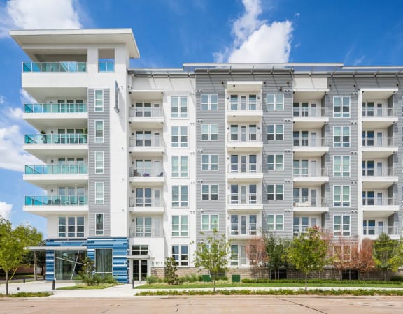 Exterior View of Property at Azure Houston Apartments, Houston, Texas