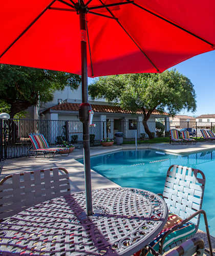 Pool at Acacia Hills Apartments in Tucson Arizona