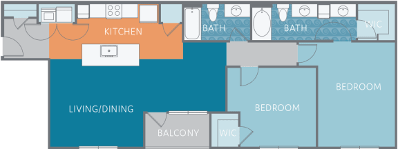 Floor Plan  The Mulberry  at Watermark at Steele Crossing, Fayetteville