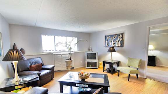 Modern Living Room a Integrity Medina Apartments, Integrity Realty LLC, Ohio