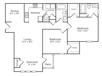  Floor Plan Mansfield Sunroom