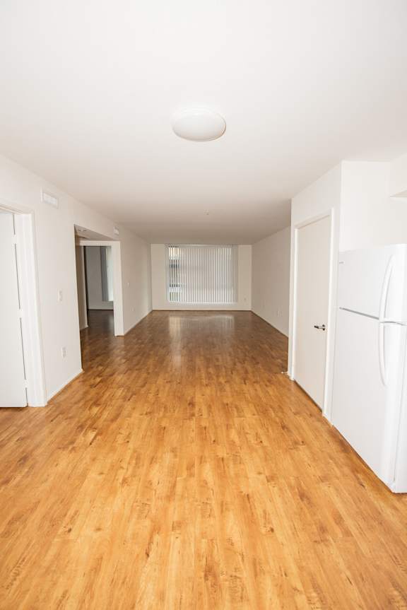 Interior hallway of Sample Unit