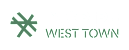 A logo with the words "Inspire West Town" in green and white.