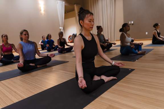 Yoga studio at Rosemeade Apartments, Roseville, CA