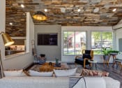 Thumbnail 34 of 50 - Living room area at Commons at Redwood Creek Apartments, Beaverton, OR, 97008