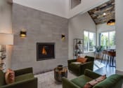 Thumbnail 35 of 50 - Fireplace at Commons at Redwood Creek Apartments, Beaverton, 97008
