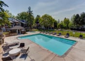 Thumbnail 41 of 50 - Pool patio at Commons at Redwood Creek Apartments, Beaverton, 97008