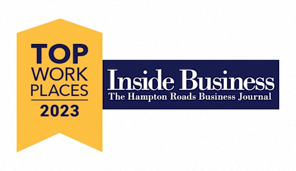 the top work places inside business logo