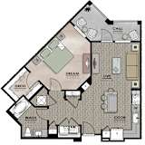 A5Floor plates with LVT at Harrison Apartments, Sarasota, FL, 34243
