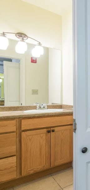 a washer and dryer in a bathroom