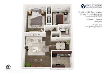  Floor Plan Two Bedroom