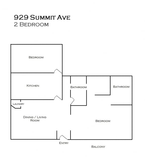 929 Summit - Carriage House and Basment - Floor Plan