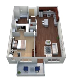 Floor Plan  lighthouse loft the harbor aparment mn