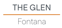 A slide with the title "THE GLEN" and the word "Fontana" below it.