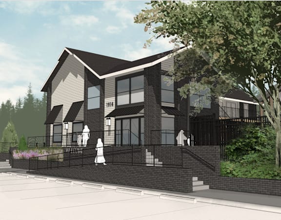 Trails of North Hills apartments in Raleigh NC photo of new clubhouse