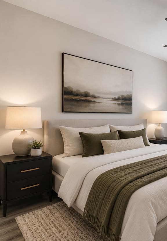 a living room filled with furniture and a window at Capstone at Banks Crossing, Commerce, 30529