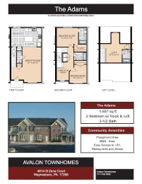  Floor Plan The Adams