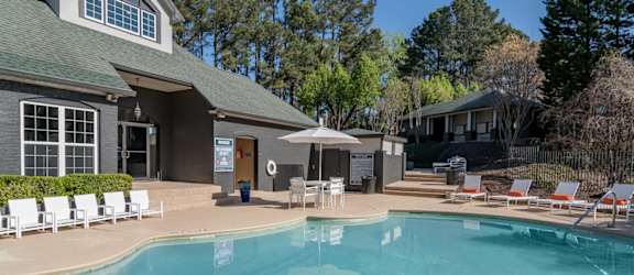 the swimming pool at the villas at canyon ridge