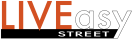 the vote street logo is shown in white and orange on a black background